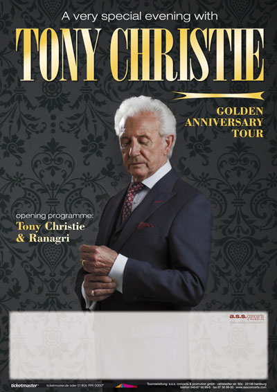 Konzertplakat Tony Christie