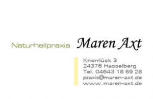 Visitenkarte Maren Axt