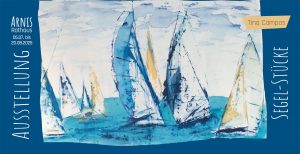 Flyer Ausstellung Segelstücke 2025